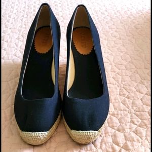 J. CREW black espadrilles